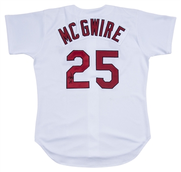 Mark McGwire Signed St. Louis Cardinals Home Jersey (PSA/DNA) 